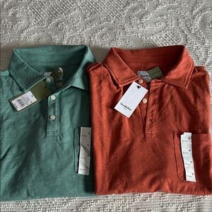 Goodlife Teal and Rust Polo Shirts